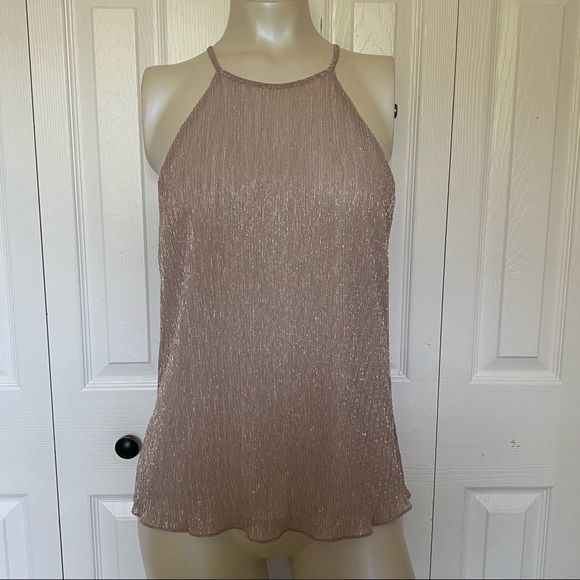 Maeve Tops - Maeve shimmer metallic tank top size medium